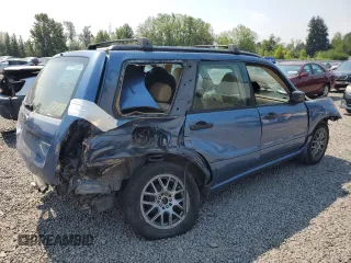 2007 Subaru Forester X with VIN JF1SG63617H736020, listed as a Copart auction lot 78398264 with 0 mi miles and Salvage Title. Bid and sale history available at carsss.com. Image 3.
