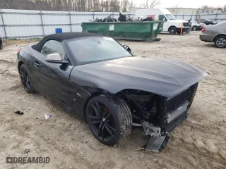 2020 BMW Z4 sDriveM40i with VIN WBAHF9C03LWW51901, listed as a Copart auction lot 36979053 with NaN miles. Bid and sale history available at carsss.com. Image 4.