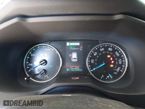 2022 Toyota RAV4 Hybrid SE with VIN 2T3T6RFVXNW033965, listed as a IAAI auction lot 42368450 with 27,377 mi miles and . Bid and sale history available at DreamBid. Image 7.