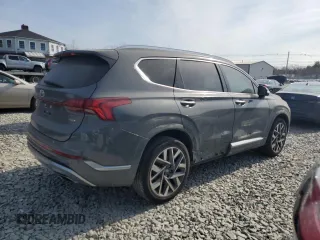 2023 Hyundai Santa Fe Calligraphy with VIN 5NMS54AL6PH494448, listed as a Copart auction lot 49070955 with 0 mi miles and Salvage Title. Bid and sale history available at carsss.com. Image 3.
