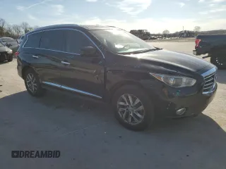 2015 Infiniti QX60 with VIN 5N1AL0MN0FC529288, listed as a Copart auction lot 50513185 with 121,832 mi miles and Salvage Title. Bid and sale history available at DreamBid. Image 4.