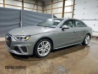 2023 Audi A4 S line Premium Plus with VIN WAUEAAF43PN020319, listed as a Copart auction lot 54389645 with 36,942 mi miles and Clean Title. Bid and sale history available at DreamBid. Image 1.