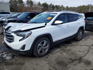 2018 GMC Terrain SLT with VIN 3GKALVEV0JL205498, listed as a Copart auction lot 46434345 with 118,259 mi miles and Salvage Title. Bid and sale history available at carsss.com. Image 1.