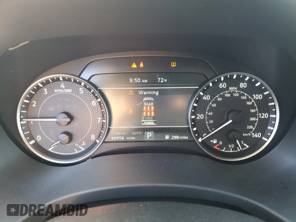 2023 Nissan Armada SL z VIN JN8AY2BD6P9693059, wystawiony jako Copart lot #57440335 z przebiegiem 60 956 mil mil oraz Czysty tytuł • Clean title. Historia ofert i sprzedaży dostępna na DreamBid. Obrazek 9.