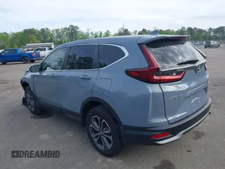 2020 Honda CR-V EX with VIN 7FARW2H51LE007051, listed as a IAAI auction lot 42071483 with 53,032 mi miles and . Bid and sale history available at DreamBid. Image 3.