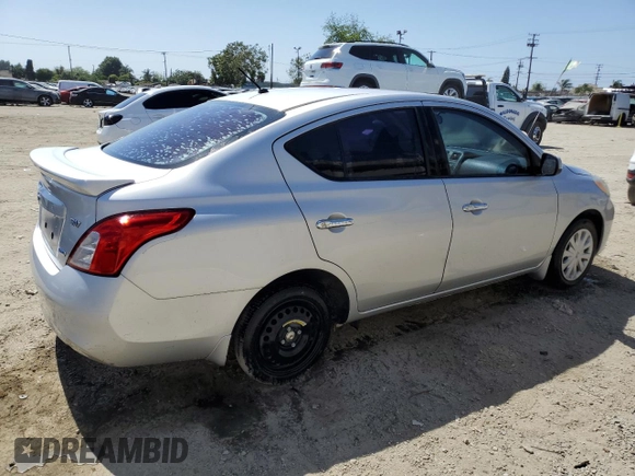 2014 Nissan Versa SV with VIN 3N1CN7APXEL809909, listed as a Copart auction lot 57440485 with 64,187 mi miles and Clean Title. Bid and sale history available at DreamBid. Image 3.