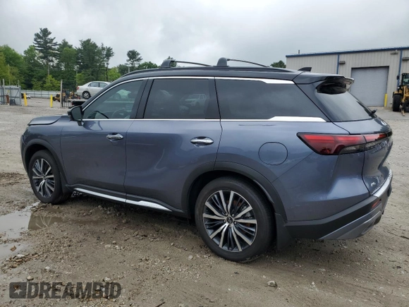 2024 Infiniti QX60 Autograph with VIN 5N1DL1HUXRC341919, listed as a Copart auction lot 54570865 with 14,027 mi miles and Salvage title. Bid and sale history available at DreamBid. Image 2.