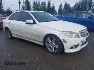 2010 Mercedes-Benz C-Class C 300 Sport with VIN WDDGF8BBXAF450687, listed as a IAAI auction lot 41928272 with 160,390 mi miles. Bid and sale history available at carsss.com. Image 1.