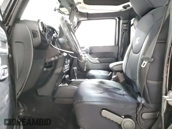 2018 Jeep Wrangler JK Unlimited Sport S with VIN 1C4BJWDG3JL854707, listed as a Copart auction lot 42000105 with 92,903 mi miles and Salvage Title. Bid and sale history available at carsss.com. Image 7.