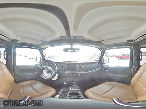 2022 Jeep Wrangler Unlimited Sahara with VIN 1C4HJXEG3NW248021, listed as a Copart auction lot 47555775 with 31,479 mi miles and Salvage Title. Bid and sale history available at DreamBid. Image 13.