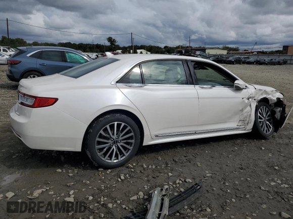 2019 Lincoln Continental Select with VIN 1LN6L9TK3K5611371, listed as a Copart auction lot 73999844 with 33,436 mi miles and Salvage Title. Bid and sale history available at carsss.com. Image 3.