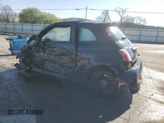 2013 FIAT 500 Turbo with VIN 3C3CFFHH3DT623165, listed as a Copart auction lot 50796075 with 0 mi miles and Salvage Title. Bid and sale history available at carsss.com. Image 2.