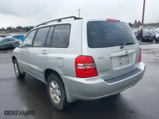 2003 Toyota Highlander with VIN JTEHF21A230100962, listed as a IAAI auction lot 41494448 with 255,455 mi miles. Bid and sale history available at carsss.com. Image 3.