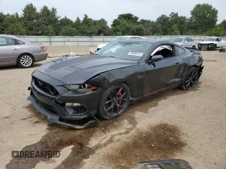 2023 Ford Mustang Mach 1 with VIN 1FA6P8R0XP5500368, listed as a Copart auction lot 59980415 with 20,408 mi miles and Salvage title. Bid and sale history available at DreamBid. Image 1.