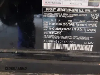 2009 Mercedes-Benz M 350 with VIN 4JGBB86E69A463834, listed as a IAAI auction lot 41518985 with Not Provided miles and . Bid and sale history available at DreamBid. Image 9.