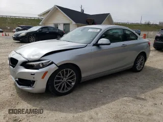 2015 BMW 2 Series 228i xDrive with VIN WBA1F7C58FV367532, listed as a Copart auction lot 51899345 with 105,145 mi miles and Salvage title. Bid and sale history available at DreamBid. Image 1.