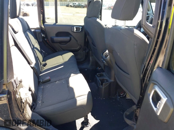 2021 Jeep Wrangler Unlimited Sport S with VIN 1C4HJXDG4MW753159, listed as a IAAI auction lot 41723515 with 86,589 mi miles and . Bid and sale history available at DreamBid. Image 8.
