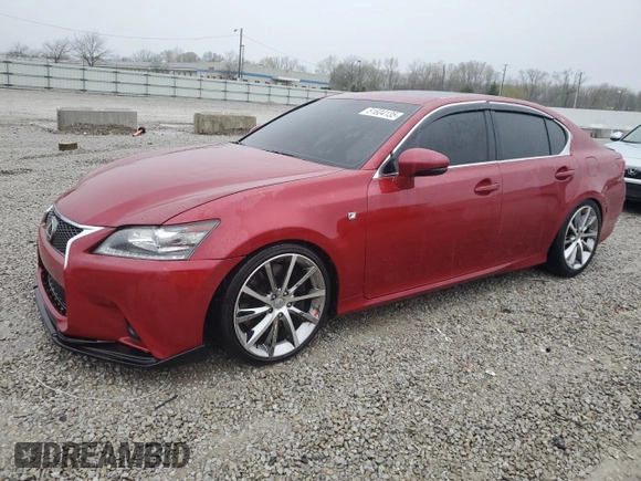 2014 Lexus GS 350 with VIN JTHBE1BL0E5030633, listed as a Copart auction lot 51604135 with 100,746 mi miles and Salvage Title. Bid and sale history available at carsss.com. Image 1.