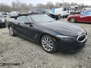 2020 BMW 8 Series 840i with VIN WBADZ4C07LCE88649, listed as a Copart auction lot 46906535 with 38,604 mi miles and Salvage Title. Bid and sale history available at carsss.com. Image 4.