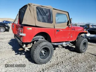 1995 Jeep Wrangler S with VIN 1J4FY19P3SP287072, listed as a Copart auction lot 79582064 with 0 mi miles and Salvage Title. Bid and sale history available at carsss.com. Image 3.
