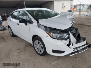 2024 Nissan Versa S with VIN 3N1CN8DV3RL908514, listed as a IAAI auction lot 41595191 with NaN miles. Bid and sale history available at carsss.com. Image 1.