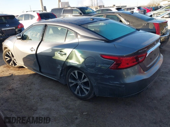 2016 Nissan Maxima SL with VIN 1N4AA6AP3GC401167, listed as a IAAI auction lot 41737278 with 121,258 mi miles and . Bid and sale history available at DreamBid. Image 3.