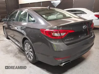 2017 Hyundai Sonata Sport with VIN 5NPE34AF4HH483482, listed as a IAAI auction lot 42042834 with 82,340 mi miles. Bid and sale history available at carsss.com. Image 3.