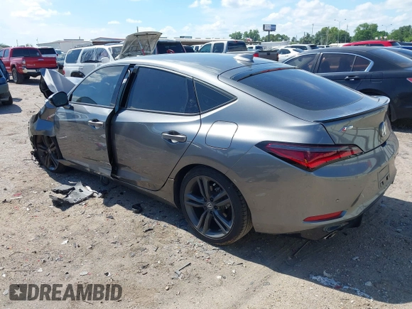 2024 Acura Integra Technology with VIN 19UDE4G71RA024457, listed as a IAAI auction lot 42244320 with 8,778 mi miles and . Bid and sale history available at DreamBid. Image 3.
