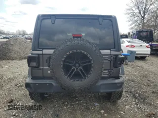2018 Jeep Wrangler Unlimited Sport с VIN 1C4HJXDG2JW203017, выставлен на аукционе Copart как лот 51580585 с пробегом 84 377 миль миль и Списание • Salvage title. История ставок и продаж доступна на DreamBid. Изображение 6.