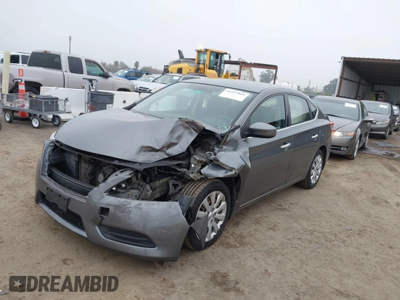 2015 Nissan Sentra S with VIN 3N1AB7AP5FY377475, listed as a IAAI auction lot 41157865 with 131,119 mi miles. Bid and sale history available at carsss.com. Image 6.