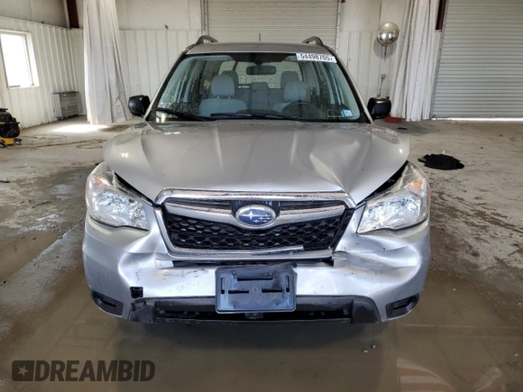 2015 Subaru Forester 2.5i with VIN JF2SJABC9FH497869, listed as a Copart auction lot 54498705 with 188,520 mi miles and Salvage Title. Bid and sale history available at carsss.com. Image 5.