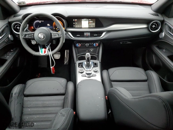 2024 Alfa Romeo Stelvio Veloce with VIN ZASPAKBN2R7D77716, listed as a Copart auction lot 66843824 with 784 mi miles and Salvage Title. Bid and sale history available at carsss.com. Image 8.