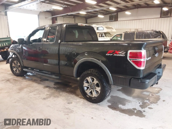 2012 Ford F-150 XL with VIN 1FTFX1EF8CFA73434, listed as a IAAI auction lot 40370165 with 128,733 mi miles. Bid and sale history available at carsss.com. Image 3.