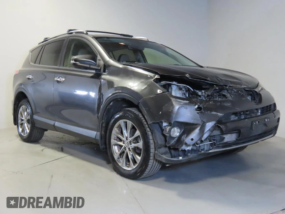 2017 Toyota RAV4 Limited with VIN JTMDFREV5HJ715015, listed as a Copart auction lot 42797735 with 42,307 mi miles and Salvage Title. Bid and sale history available at carsss.com. Image 1.