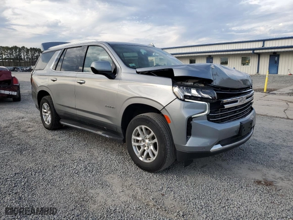 2023 Chevrolet Tahoe LT with VIN 1GNSKNKD0PR381118, listed as a Copart auction lot 43597495 with 44,953 mi miles and Salvage Title. Bid and sale history available at carsss.com. Image 4.