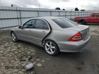 2004 Mercedes-Benz C 230 Kompressor with VIN WDBRF40J54A623277, listed as a Copart auction lot 45769675 with 166,842 mi miles and Salvage Title. Bid and sale history available at DreamBid. Image 2.