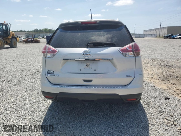 2016 Nissan Rogue SV with VIN 5N1AT2MT0GC743287, listed as a Copart auction lot 54707535 with 86,901 mi miles and Salvage Title. Bid and sale history available at DreamBid. Image 6.