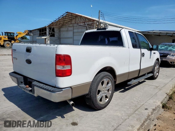 2006 Ford F-150 STX with VIN 1FTRX12W76NA54904, listed as a Copart auction lot 58942195 with 195,429 mi miles and Clean title. Bid and sale history available at DreamBid. Image 3.