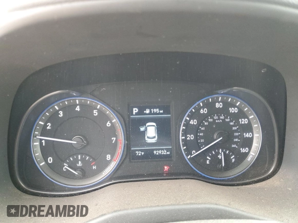 2018 Hyundai Kona SEL with VIN KM8K22AA7JU184624, listed as a Copart auction lot 53660815 with 92,932 mi miles and Salvage Title. Bid and sale history available at carsss.com. Image 9.