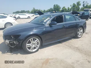 2017 Audi A6 Premium with VIN WAUF8AFC0HN053996, listed as a Copart auction lot 60171465 with 38,023 mi miles and Salvage title. Bid and sale history available at DreamBid. Image 1.
