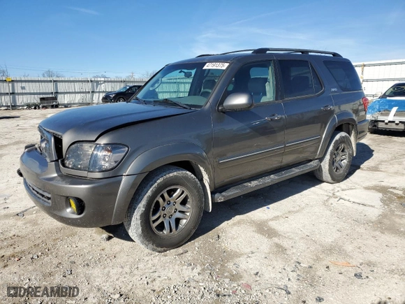 2007 Toyota Sequoia SR5 with VIN 5TDZT34A17S297595, listed as a Copart auction lot 47191375 with NaN miles and Salvage Title. Bid and sale history available at carsss.com. Image 1.