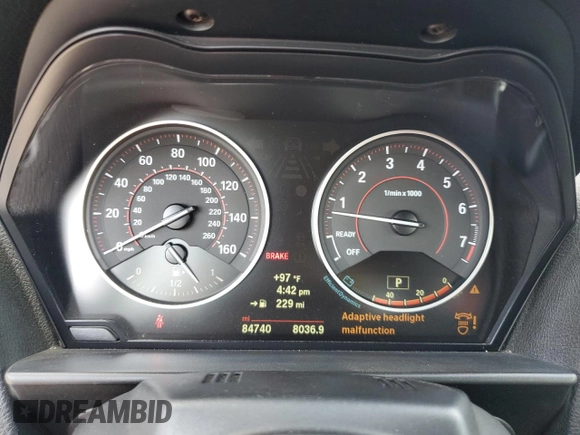 2015 BMW 2 Series M235i с VIN WBA1M1C55FV393203, выставлен на аукционе Copart как лот 57442995 с пробегом 84 740 миль миль и Списание • Salvage title. История ставок и продаж доступна на DreamBid. Изображение 9.