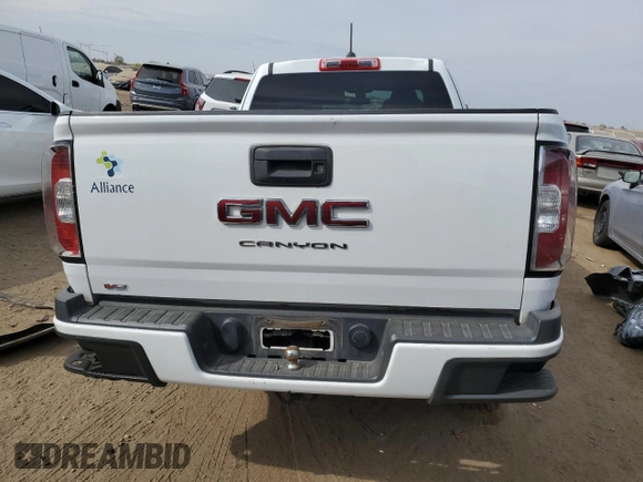 2021 GMC Canyon 4WD Elevation Standard with VIN 1GTH6BEN2M1135093, listed as a Copart auction lot 75037674 with 107,467 mi miles and Salvage Title. Bid and sale history available at carsss.com. Image 6.