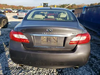 2011 Infiniti M37 with VIN JN1BY1AP6BM322773, listed as a Copart auction lot 82407554 with 154,579 mi miles and Salvage Title. Bid and sale history available at carsss.com. Image 6.