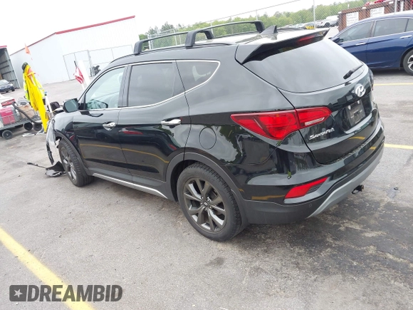 2018 Hyundai Santa Fe Ultimate with VIN 5XYZWDLA6JG570808, listed as a IAAI auction lot 41941878 with 47,391 mi miles and . Bid and sale history available at DreamBid. Image 3.