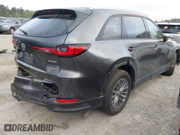 2024 Mazda CX-90 Preferred Plus with VIN JM3KKCHD4R1153782, listed as a IAAI auction lot 41951371 with 39,314 mi miles and . Bid and sale history available at DreamBid. Image 4.