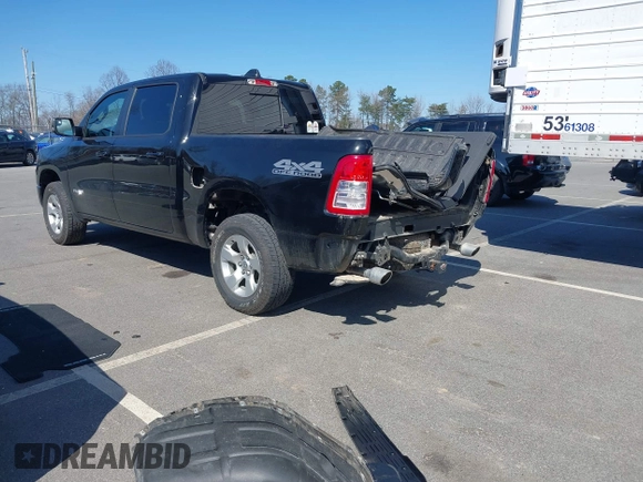 2022 Ram 1500 Big Horn with VIN 1C6SRFFT9NN428671, listed as a IAAI auction lot 41780427 with 63,781 mi miles. Bid and sale history available at carsss.com. Image 3.