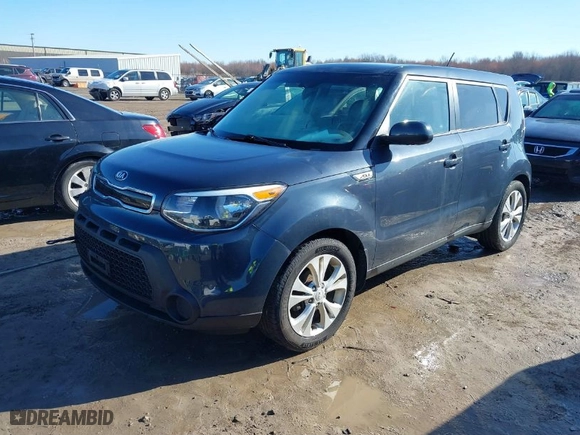 2015 Kia Soul + with VIN KNDJP3A56F7224904, listed as a IAAI auction lot 41844194 with NaN miles. Bid and sale history available at carsss.com. Image 2.