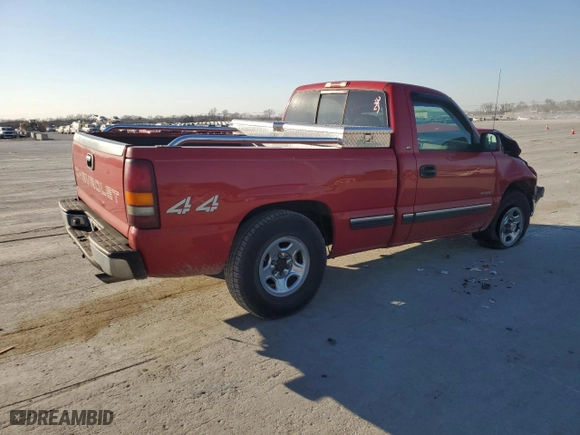 2000 Chevrolet Silverado 1500 with VIN 1GCEK14V8YZ191265, listed as a Copart auction lot 47653305 with 144,853 mi miles and Salvage Title. Bid and sale history available at carsss.com. Image 3.