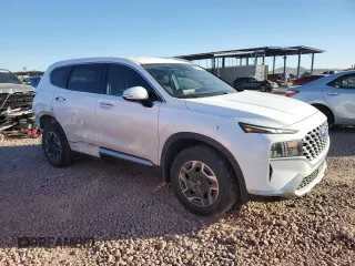 2021 Hyundai Santa Fe Hybrid Blue with VIN KM8S2DA15MU011183, listed as a Copart auction lot 85364184 with 50,130 mi miles and Salvage Title. Bid and sale history available at carsss.com. Image 4.